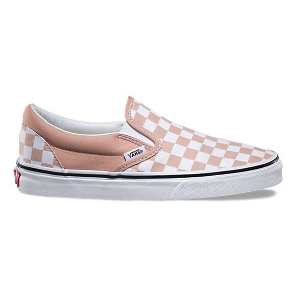 pink checker vans